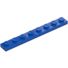 LEGO Bleu assiette 1 x 8 (3460)