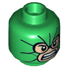 LEGO Green Scorpion Minifigure Head (Recessed Solid Stud) (27077)